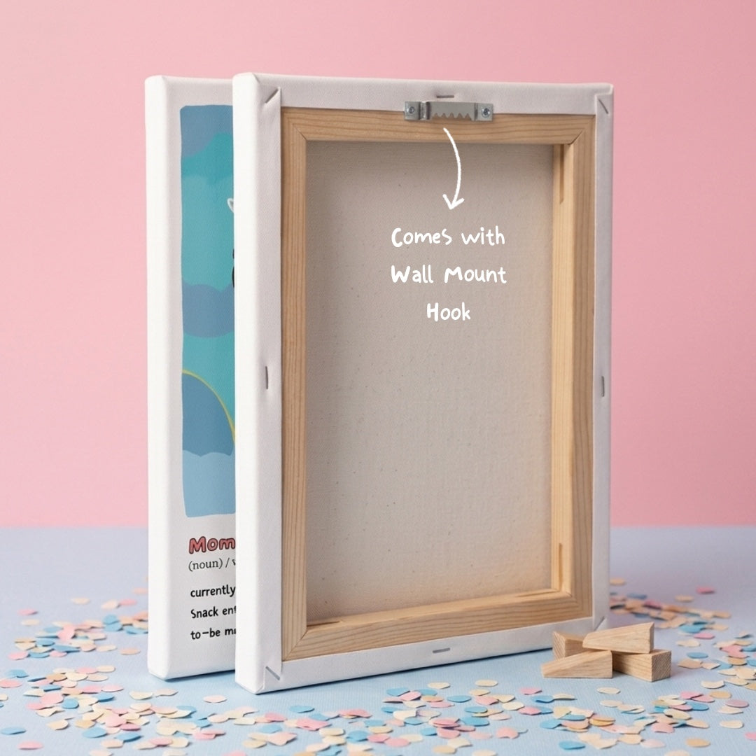 Mommy in the Making Canvas