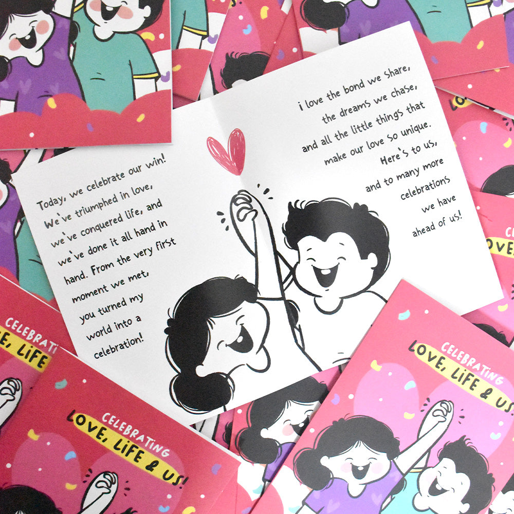 Celebrating Us Greeting Card