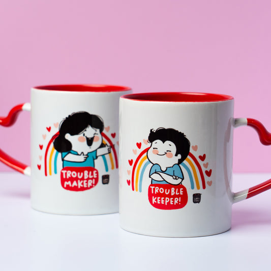 Double-Trouble Couple Mug Set