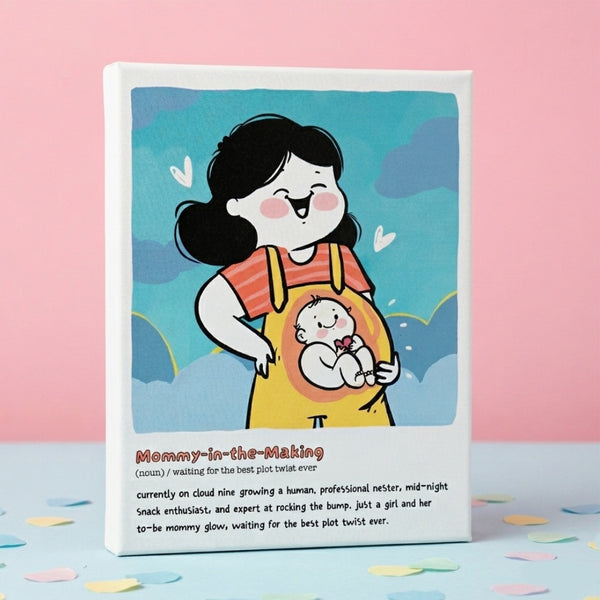 Mommy in the Making Canvas
