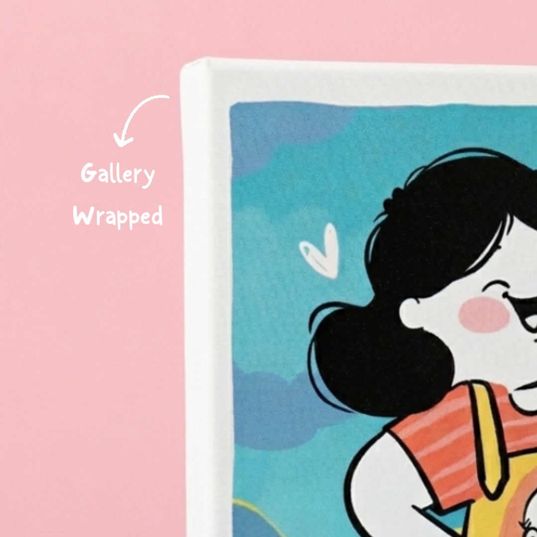 Mommy in the Making Canvas