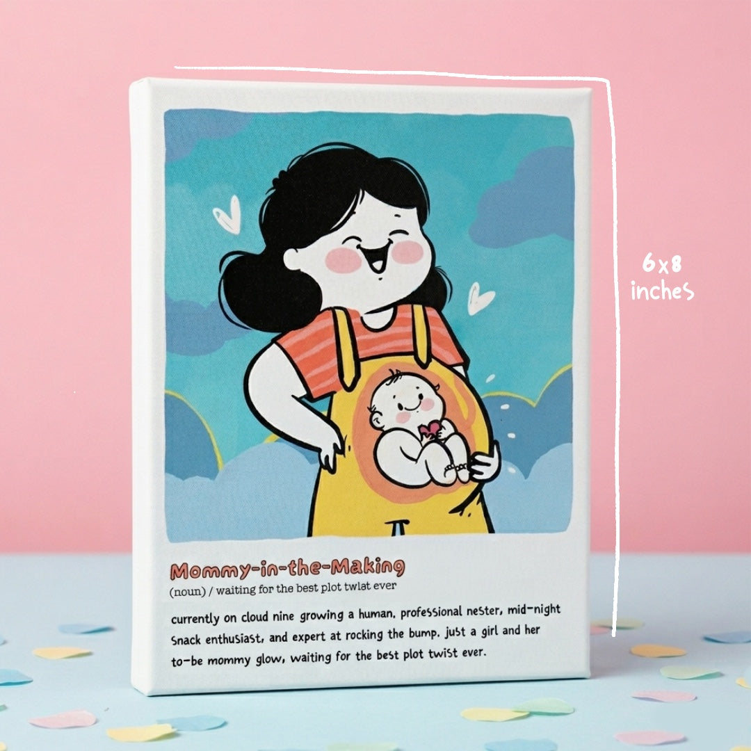 Mommy in the Making Canvas