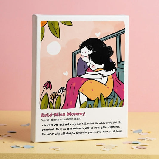 Gold-Mine Mommy Canvas