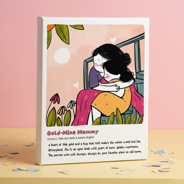 Gold-Mine Mommy Canvas