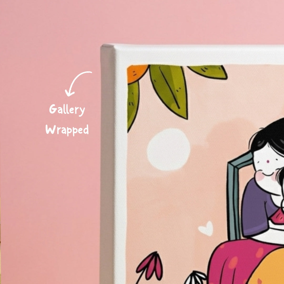 Gold-Mine Mommy Canvas