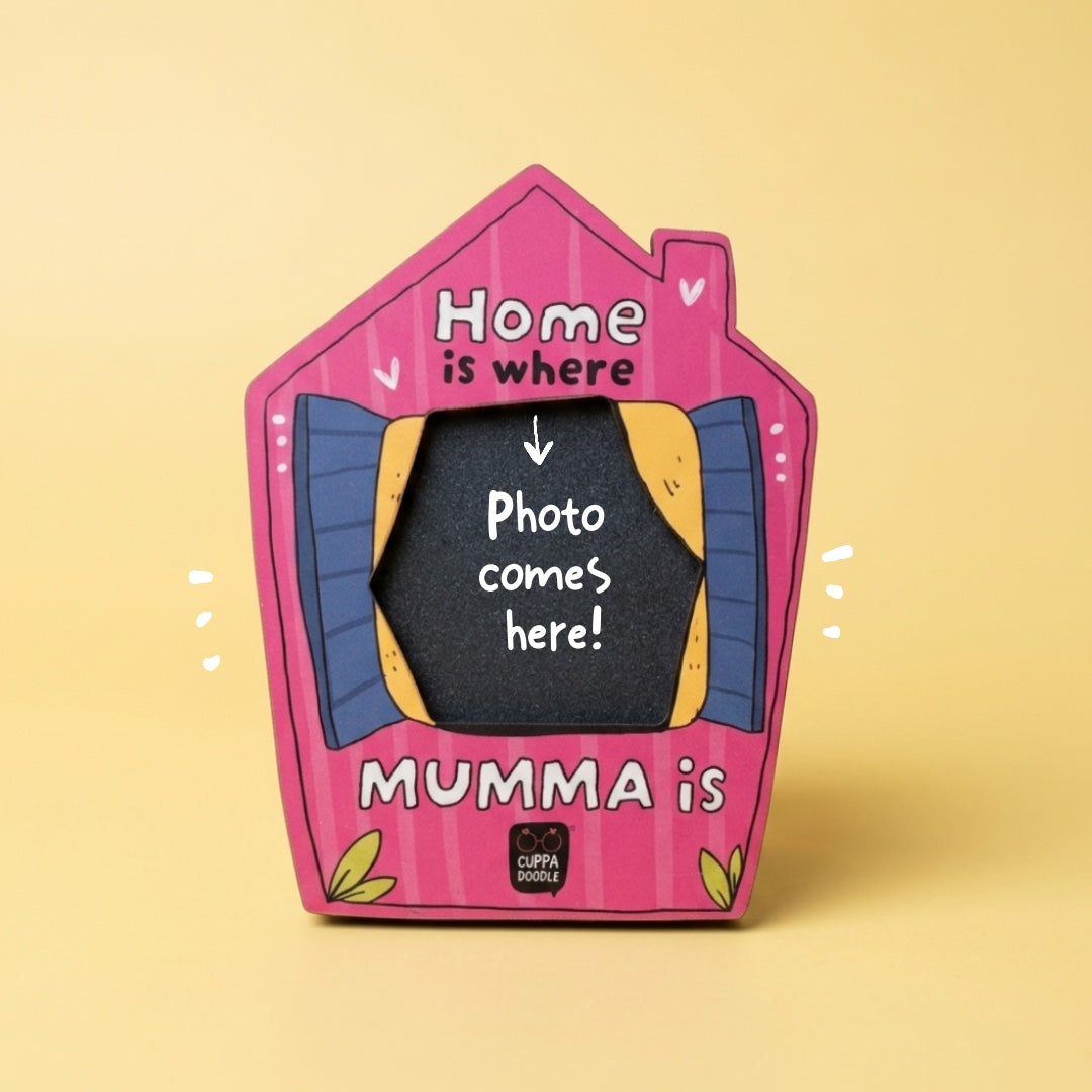 "Home is where Mumma is" Photo Magnet