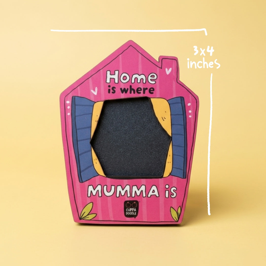 "Home is where Mumma is" Photo Magnet
