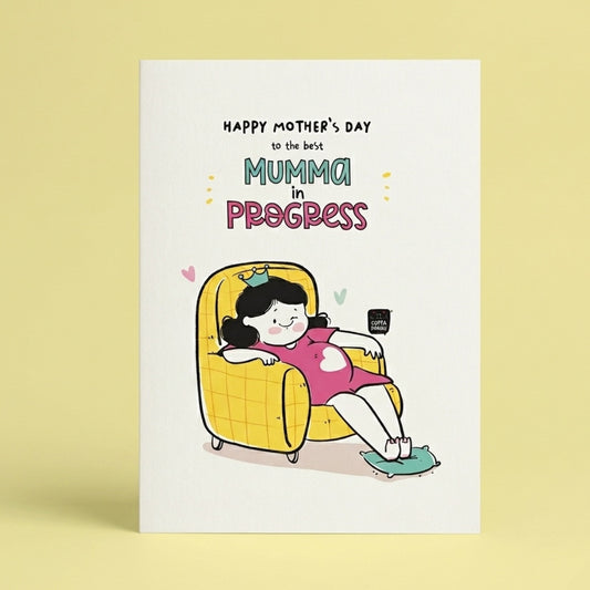 Mumma in Progress Greeting Card
