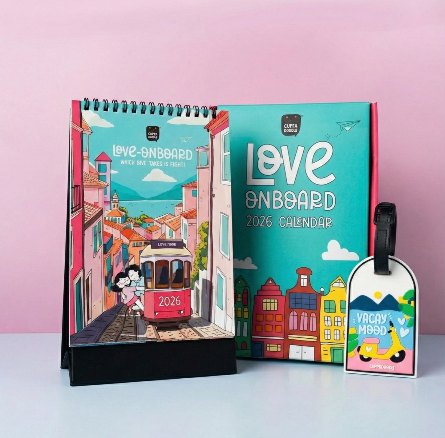 2026 Love Onboard Calendar with Luggage Tag